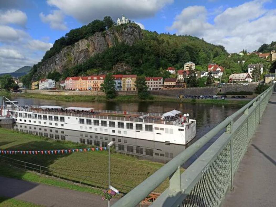 Appartamento U Bocmana S Vyhledem Na Zamek A Labe Decin Esterno foto