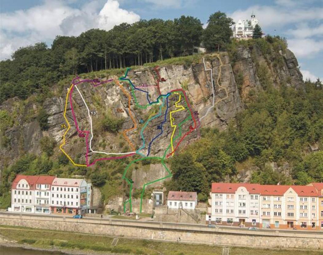 Appartamento U Bocmana S Vyhledem Na Zamek A Labe Decin Esterno foto
